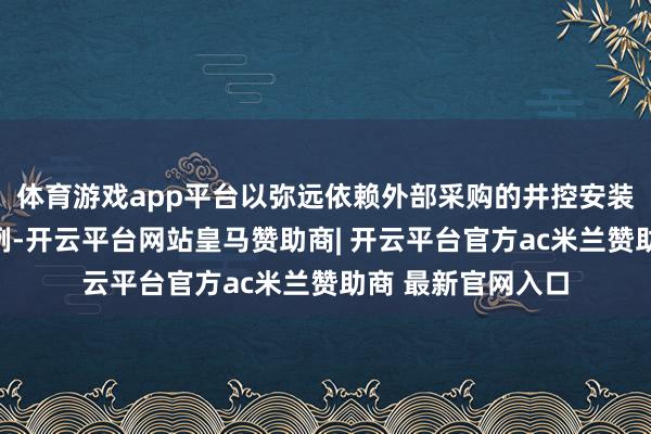体育游戏app平台以弥远依赖外部采购的井控安装试压泵保压阀为例-开云平台网站皇马赞助商| 开云平台官方ac米兰赞助商 最新官网入口