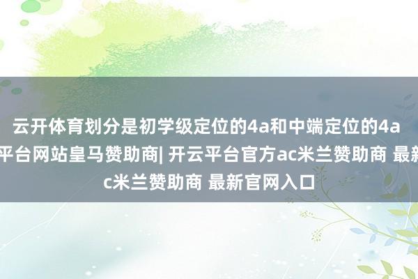 云开体育划分是初学级定位的4a和中端定位的4a Pro-开云平台网站皇马赞助商| 开云平台官方ac米兰赞助商 最新官网入口