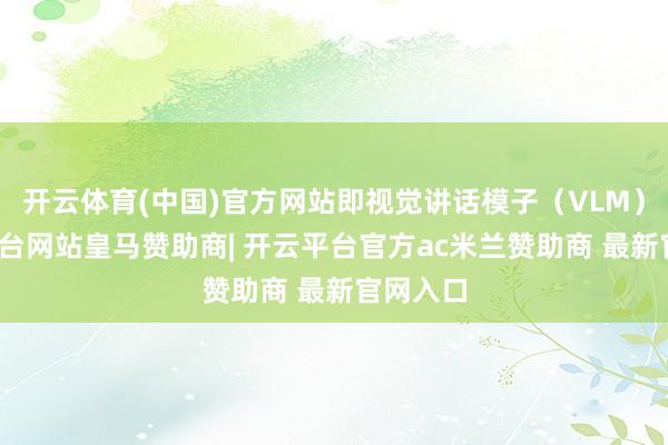 开云体育(中国)官方网站即视觉讲话模子(VLM)-开云平台网站皇马赞助商| 开云平台官方ac米兰赞助商 最新官网入口